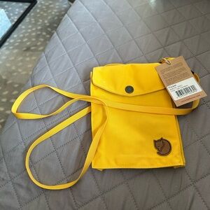 Fjallraven Bright Yellow Crossbody Pocket